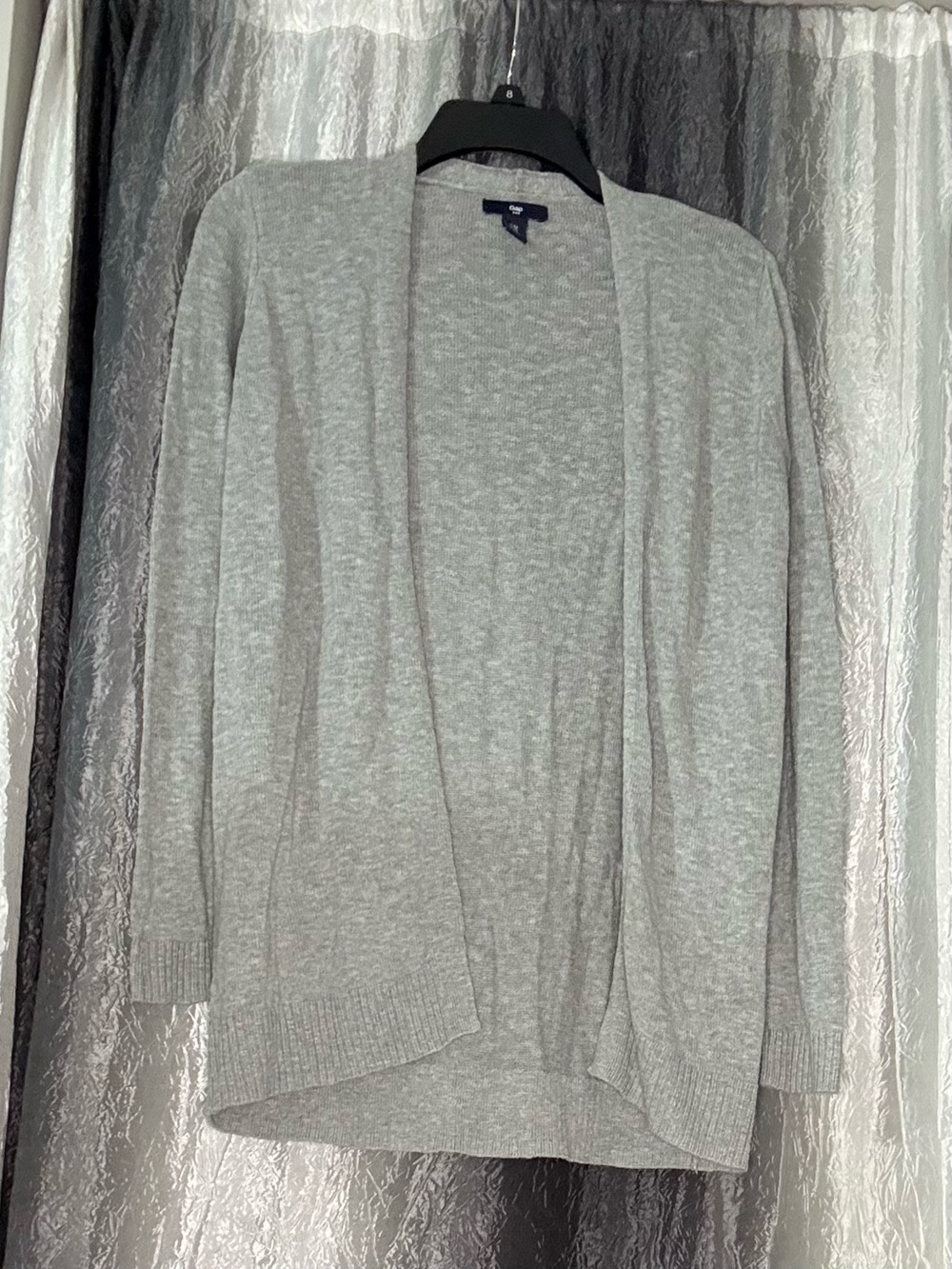 GAP Light Gray Open-Front Women's Cardigan